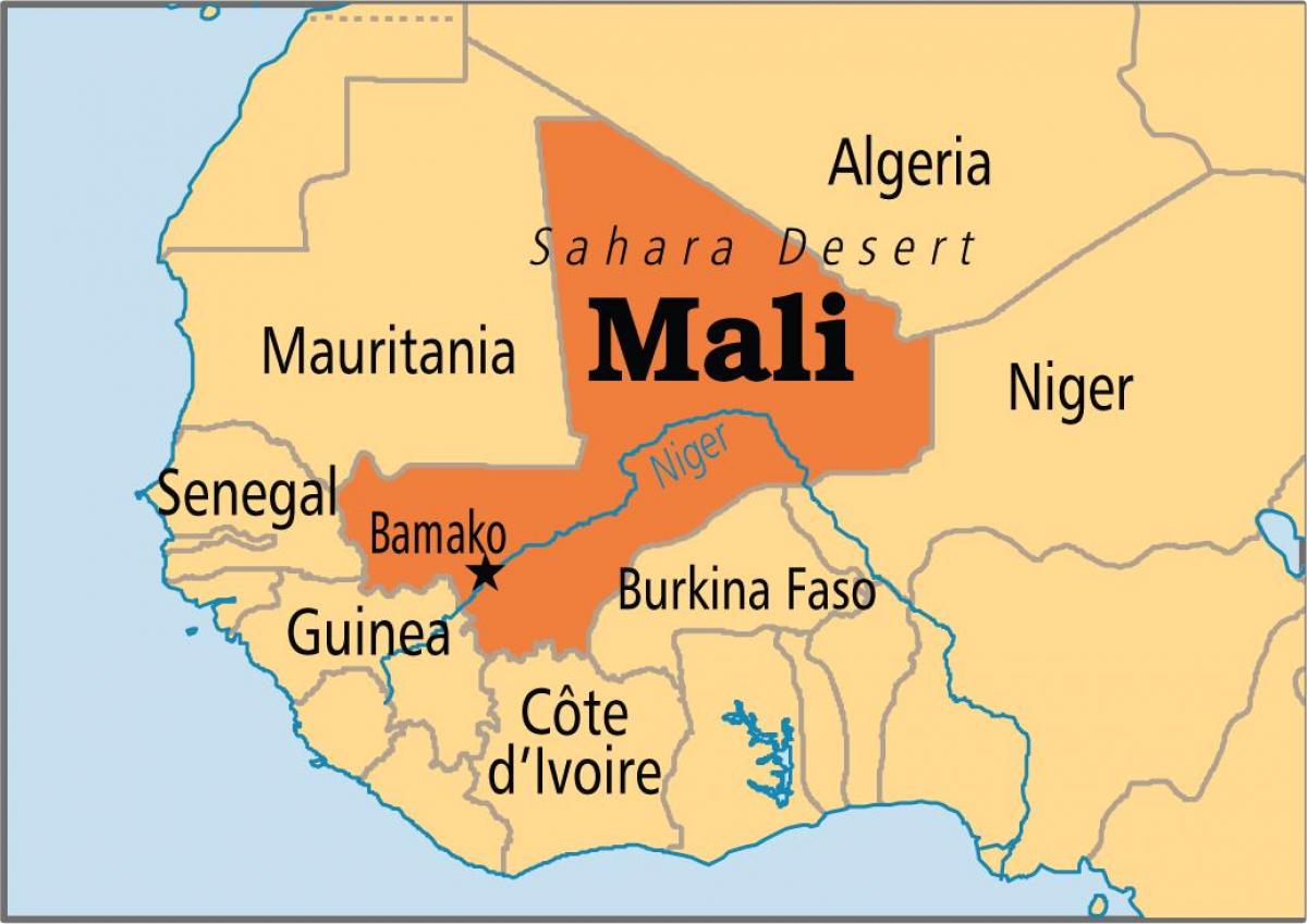 Kartta bamako Mali