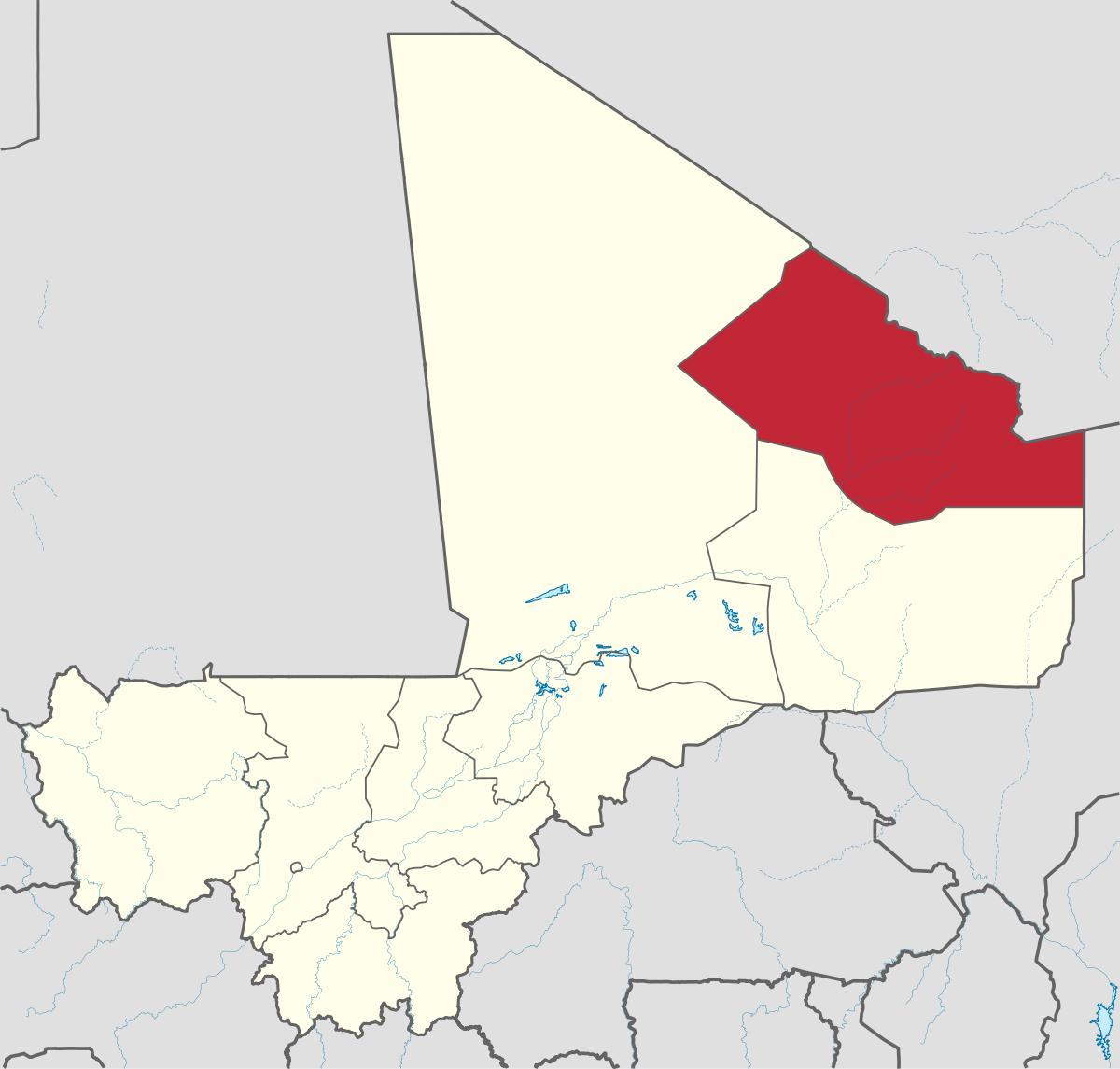 Kartta kidalin Mali