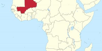 Malin kartta - Kartat Malin (Länsi-Afrikka - Afrikka)